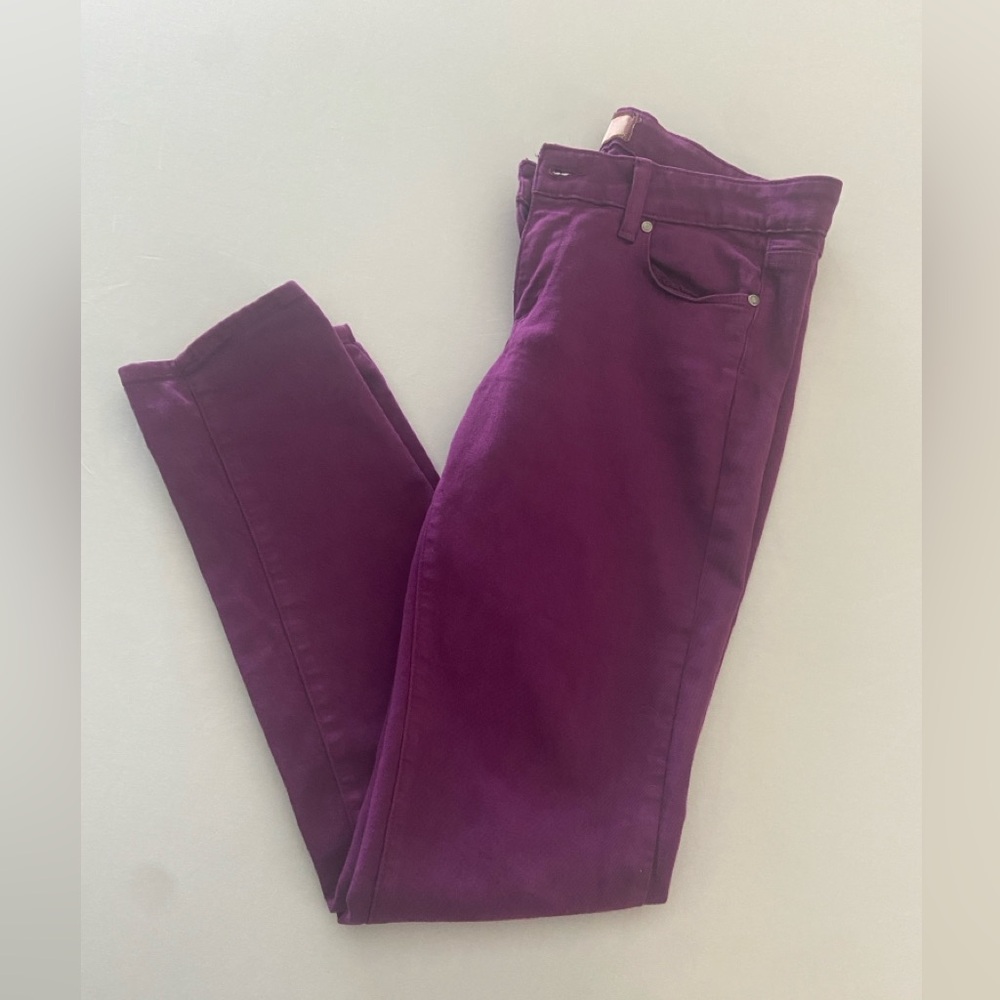 PAIGE Purple “Peg Skinny” premium Jeans size 28